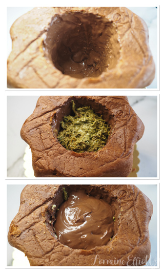 Dubai Chocolate Pandoro Christmas Cake