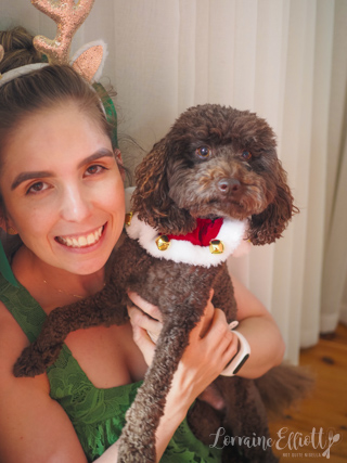 Christmas Salad Snowman Wreath