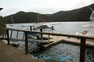 cottage point inn sea plane junk