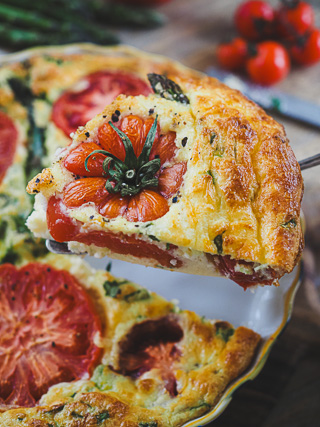 Crustless Veggie Quiche - Versatile