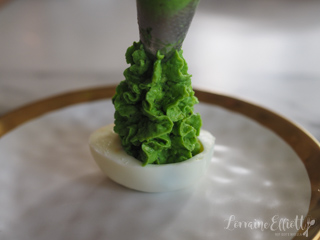 Christmas Tree Deviled Devilled Eggs