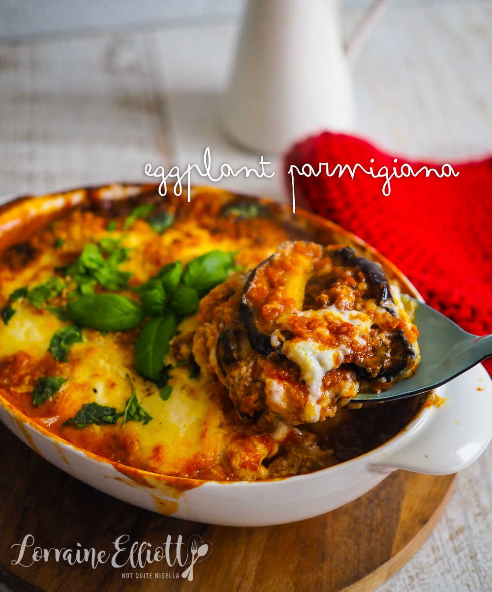 Eggplant Aubergine Parmesan @ Not Quite Nigella