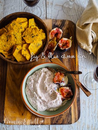 Blue Cheese Fig Dip Easy recipe