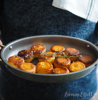 Fondant Potatoes - Crisp Outside, Melting Inside