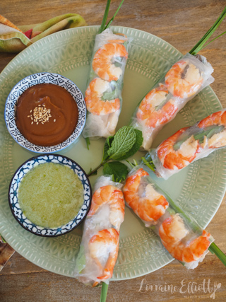 Fresh Vietnamese Spring Rolls