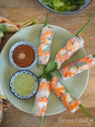 Fresh Vietnamese Spring Rolls