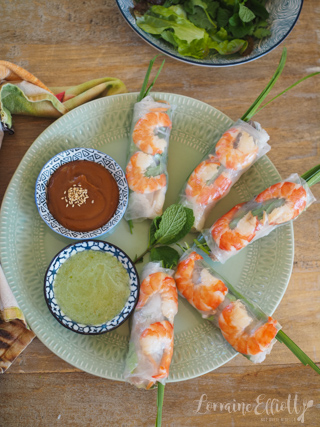 Fresh Vietnamese Spring Rolls