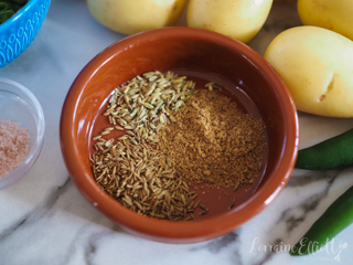 Gunpowder Seasoned Roast Potatoes