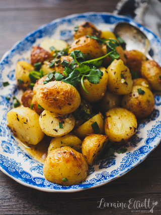 Gunpowder Seasoned Roast Potatoes