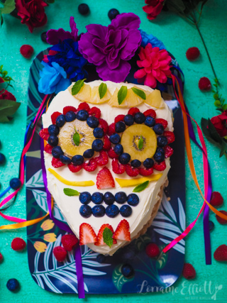 Day Of The Dead Halloween Pavlova