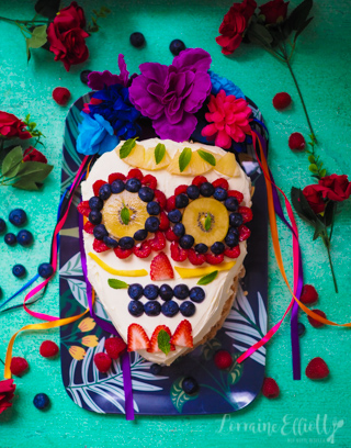 Day Of The Dead Halloween Pavlova
