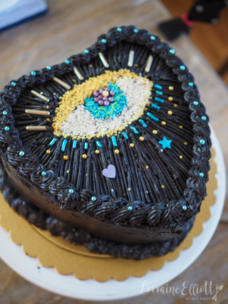 Halloween Evil Eye Cake