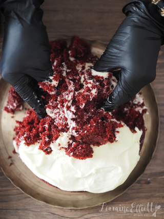 Halloween Cake Fake Raw Mince