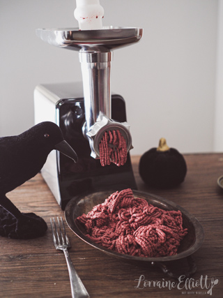 Halloween Cake Fake Raw Mince