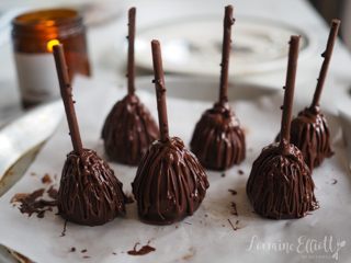 Halloween Chocolate Covered Strawberries Witch Broomsticks