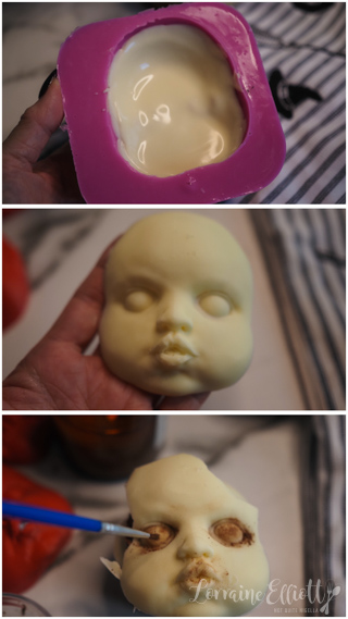 Halloween Cupcakes Cracked Doll