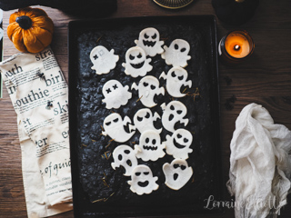 Halloween Ghost Focaccia