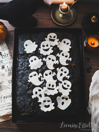 Halloween Ghost Focaccia