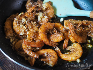 Hawaiian Garlic Shrimp & Rice