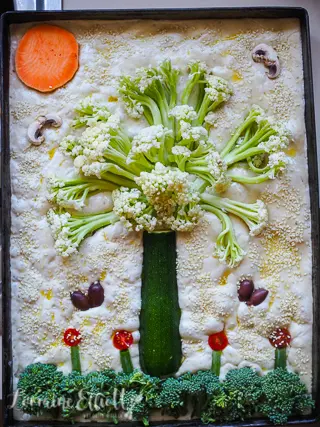 Four Focaccia Garden Designs
