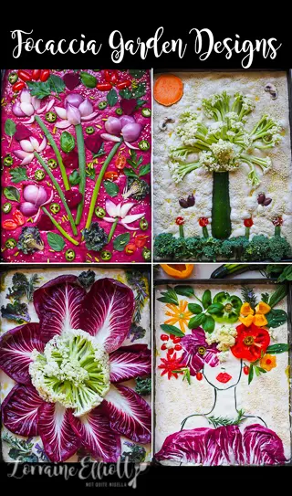 Four Focaccia Garden Designs