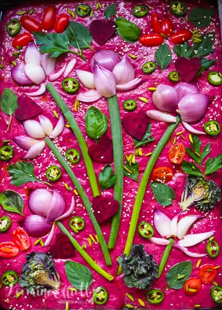 Four Focaccia Garden Designs