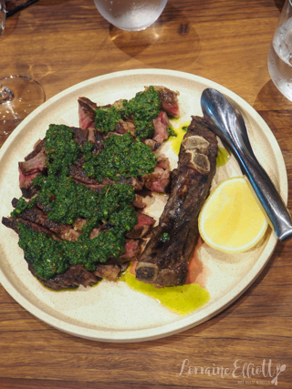 Manning Valley grass fed Angus rib eye at The Wood