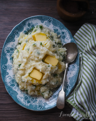 Irish Champ Mashed Potatoes