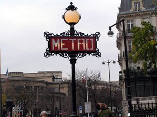 Paris Metro station