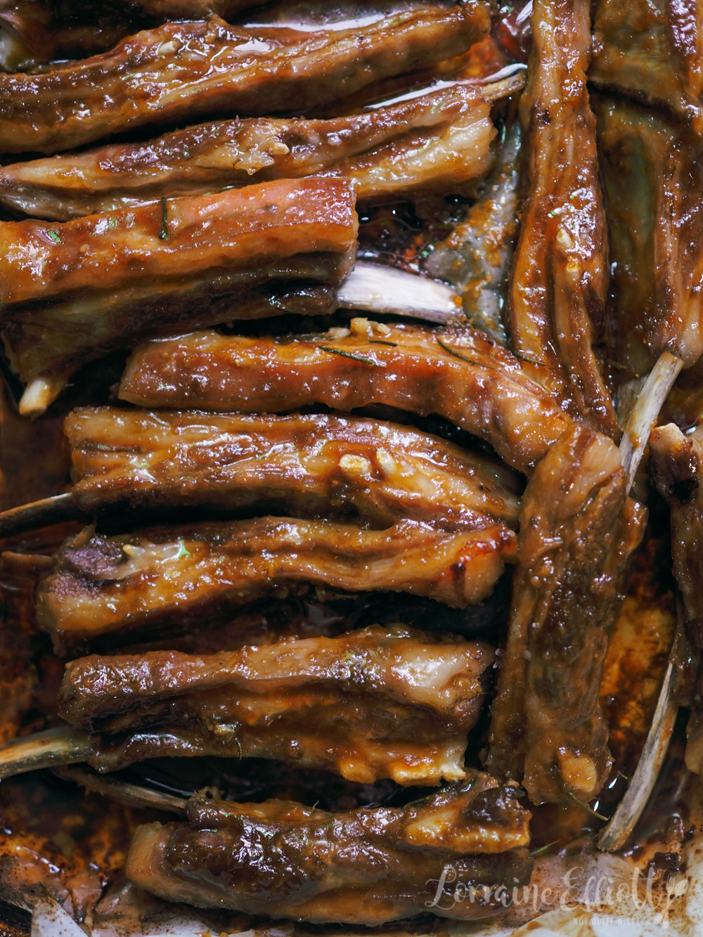 Lamb Ribs With Orange & Rosemary Not Quite Nigella