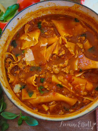 Lasagna Soup