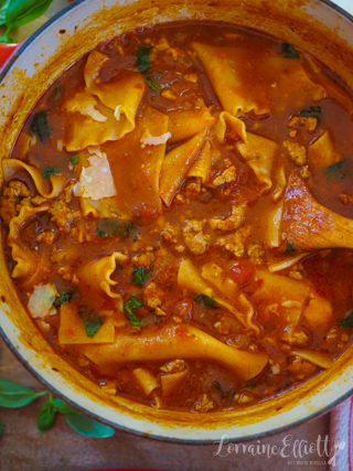 Lasagna Soup