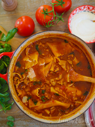 Lasagna Soup