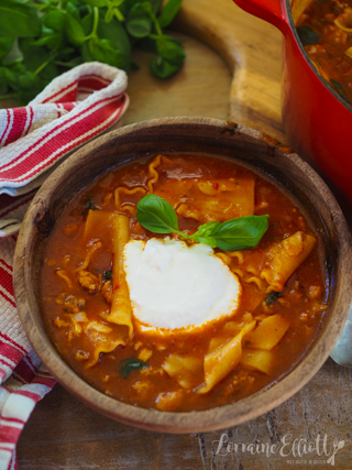 Lasagna Soup