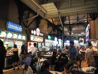 Satay Street at Lau Pa Sat, Singapore