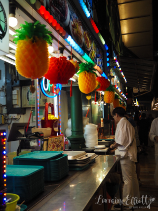 Satay Street at Lau Pa Sat, Singapore