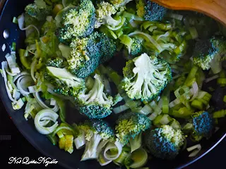 Vegetarian Quiche Leek Broccoli Cheese