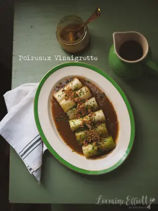 Leek Vinaigrette Poireaux Vinaigrette
