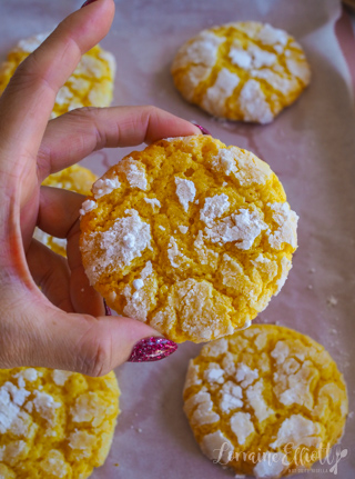 Lemon Crinkle Cookies