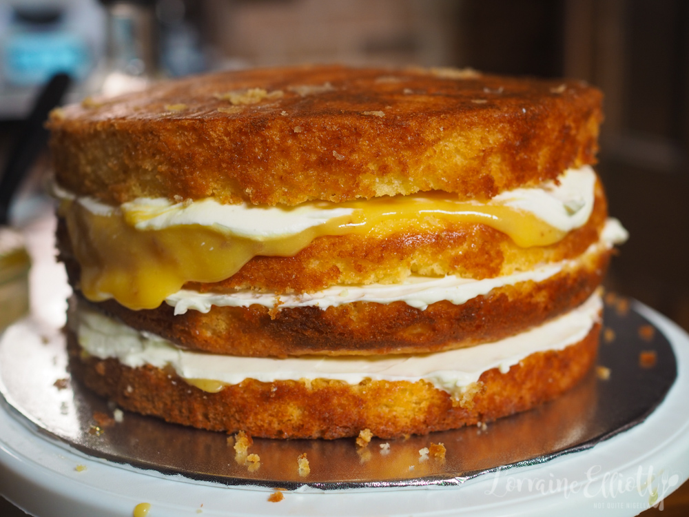 Lemon Crunch Cake @ Not Quite Nigella