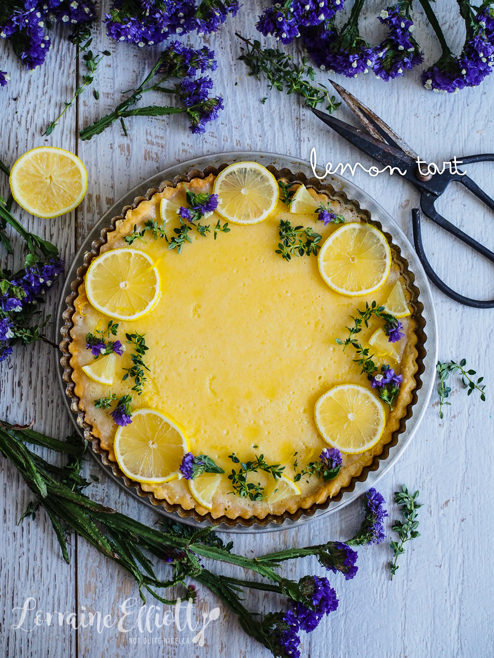 Easy Lemon Tart @ Not Quite Nigella