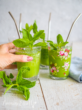 Mint Lemon Slushie Limonana