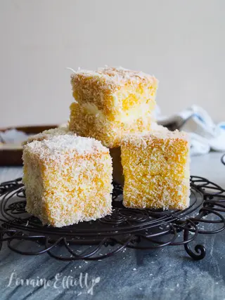 Mango Coconut Lamingtons
