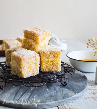 Mango Coconut Lamingtons