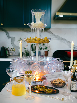 Martini Recipe Fountain