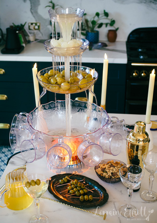 Martini Recipe Fountain