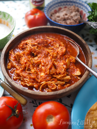 Mexican Chicken Tinga In The Slow Cooker