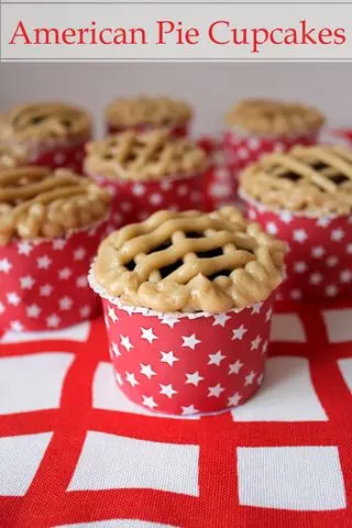 american pie cupcakes