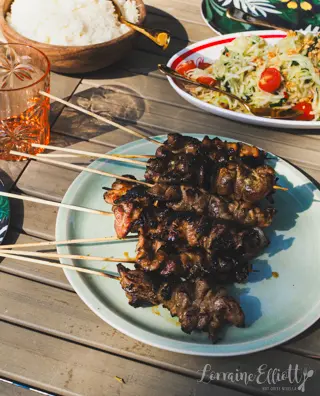 Moo Ping Thai Pork Skewers