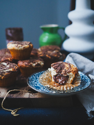 Nutella Muffins (Easy, Surprise Filling)